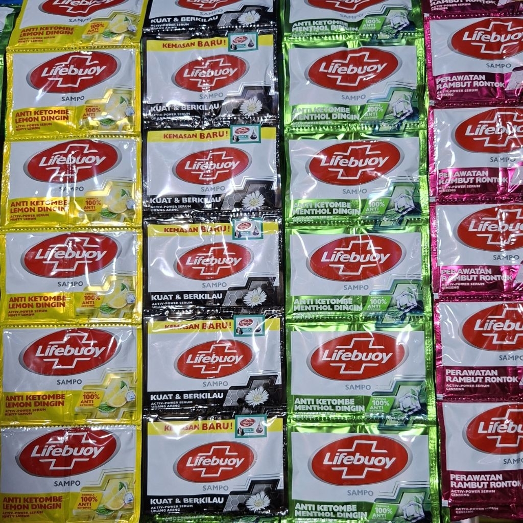 Sampo Lifebuoy Sachet 1 Renceng | Shampo Lifebuoy