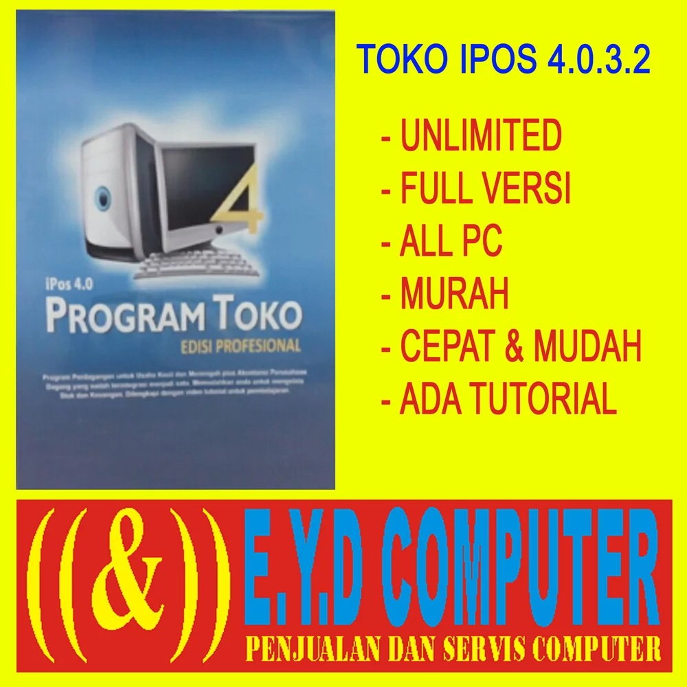 APLIKASI KASIR IPOS GROSIR MULTI USER SOFTWARE KASIR POINT OF SALES PC KOMPUTER FULL VERSION ALL PC
