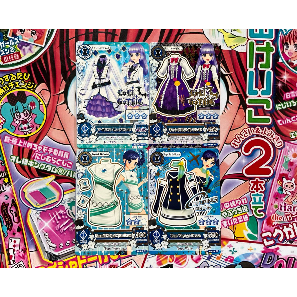 Kartu Aikatsu Bon Voyage Iris Trench Dress Candle Light Cool Satuan Loli Gothic Aoi Kiriya Sumire Hi