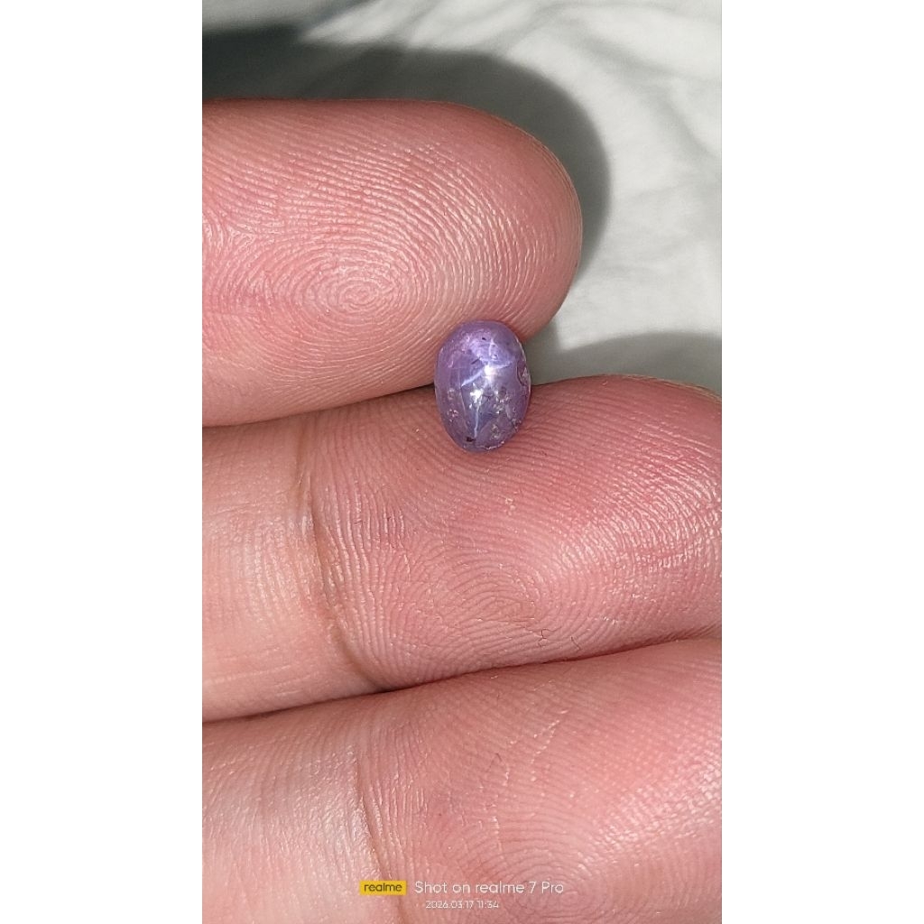 Natural batu purple star sapphire srilangka 1.75cts