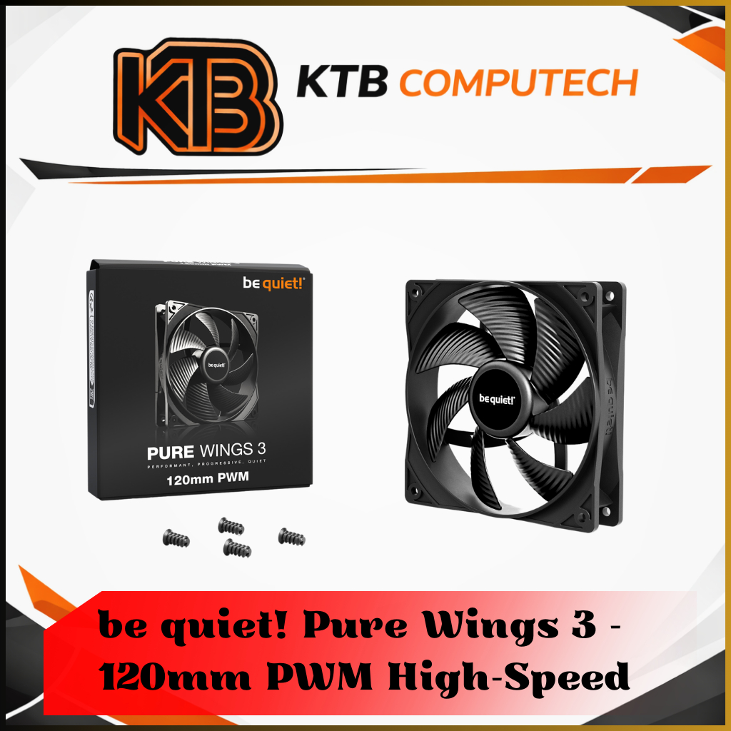 be quiet Pure Wings 3 120mm PWM High-Speed Fan Casing