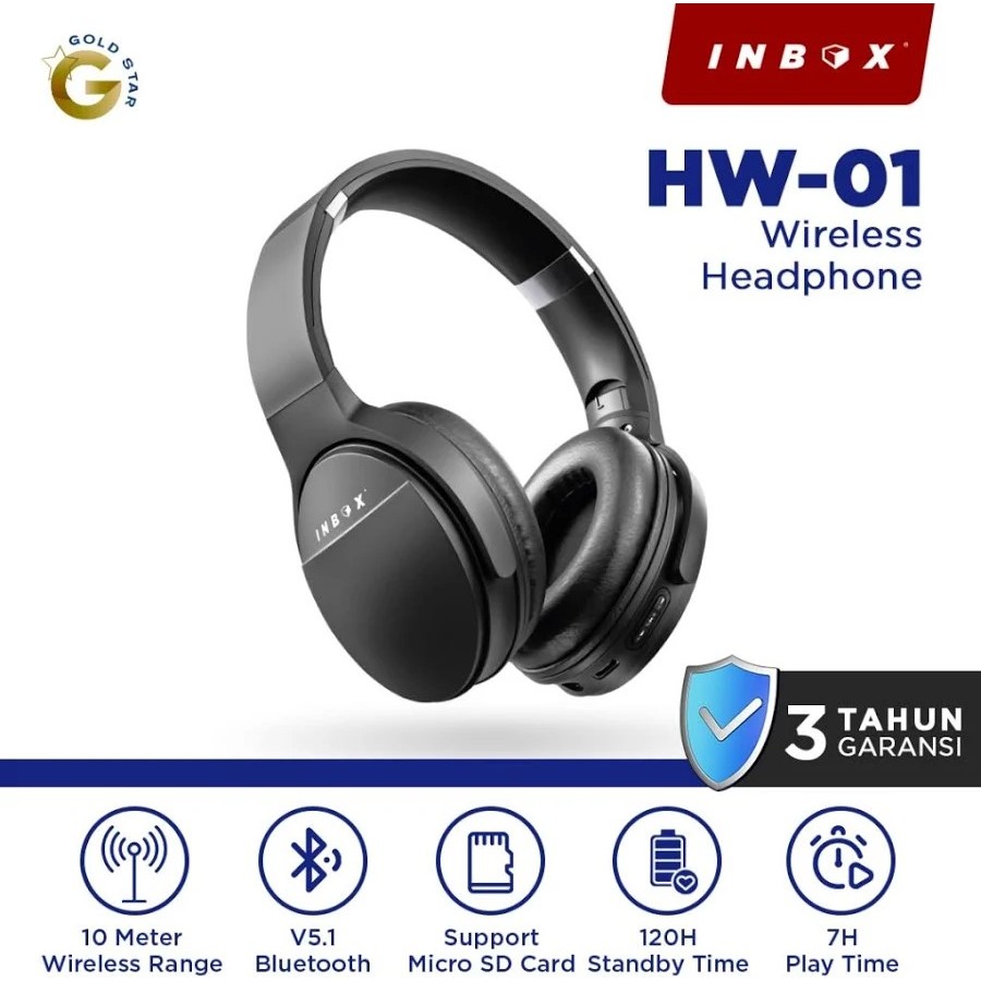 INBOX WIRELESS HEADPHONE HW-01