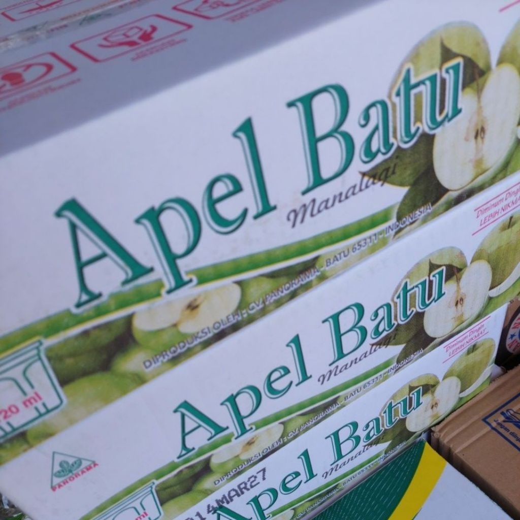 Minuman Sari Buah Apel Batu Manalagi 120 ML