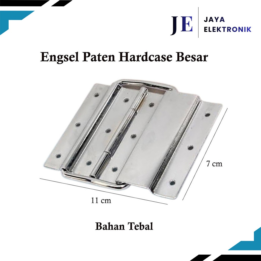 Engsel Paten Box Hardcase Besi Besar / Engsel Tanam Kait Hardcase Besar Besi
