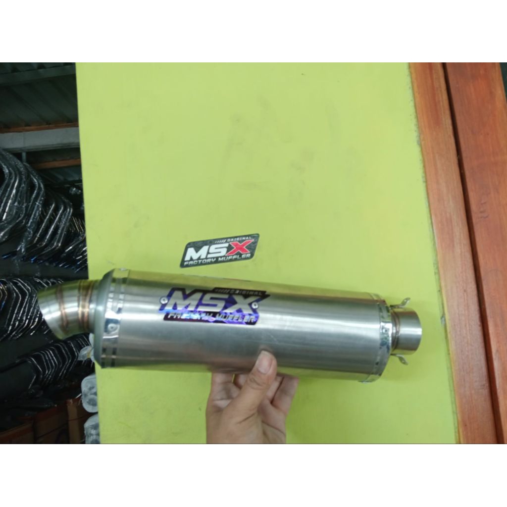 slincer knalpot original msx inlet 50 jrm oval dos