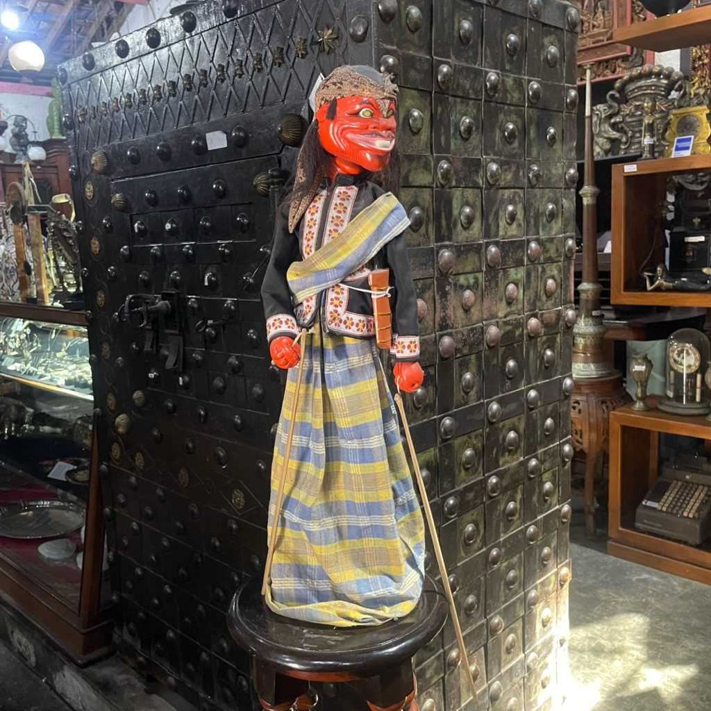 Wayang Golek Cepot Jawa Barat Lawas Jadul Tua