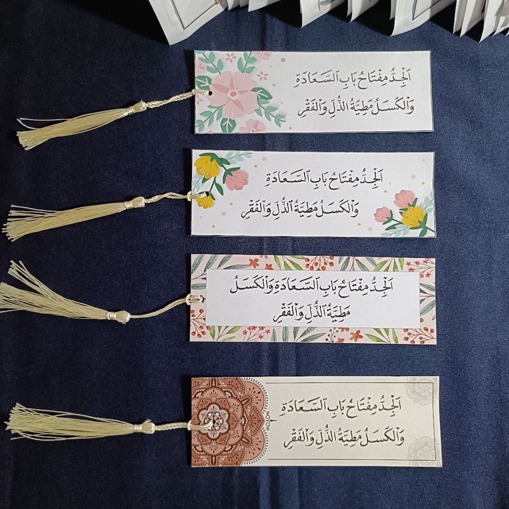 Pembatas Buku & Al-Qur'an Custom Kaligrafi Tulis Tangan