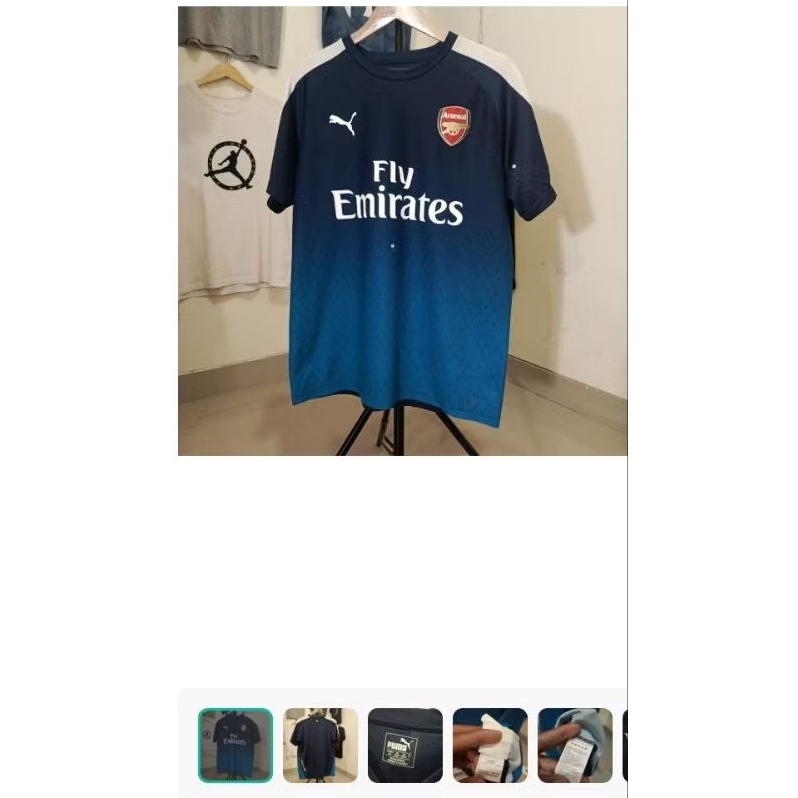 Kaos Jersey Bola Puma Arsenal Size L Original Authentic