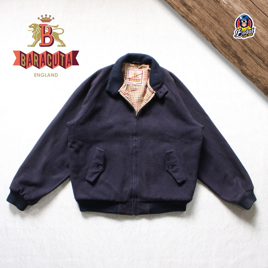 Vintage Baracuta Wool Tartan Jacket