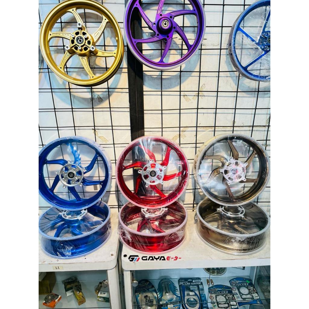 Delkevic Velg M-Oz 6Star Aerox-Nmax-Xmax Single disc dan Double disc