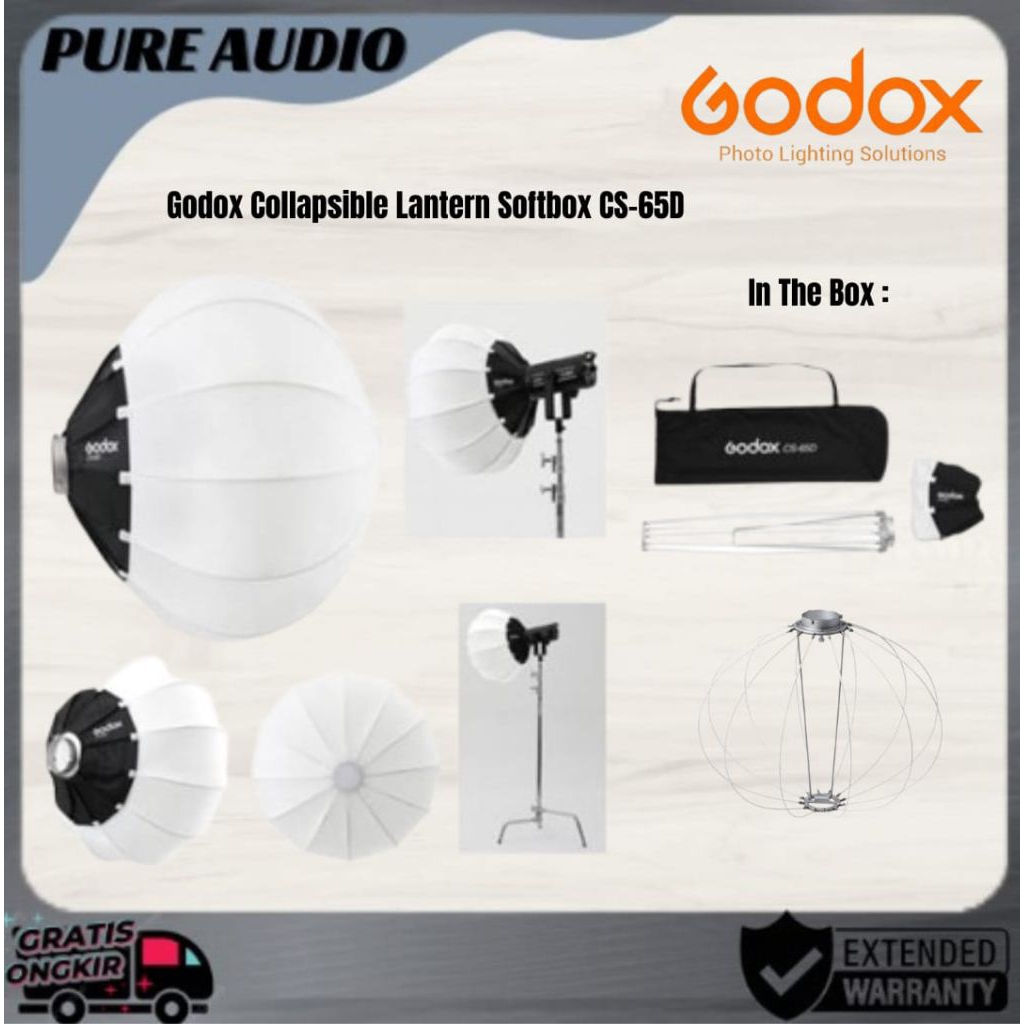 Godox Collapsible Lantern Softbox CS-65D Godox Softbox Lantern CS-65D
