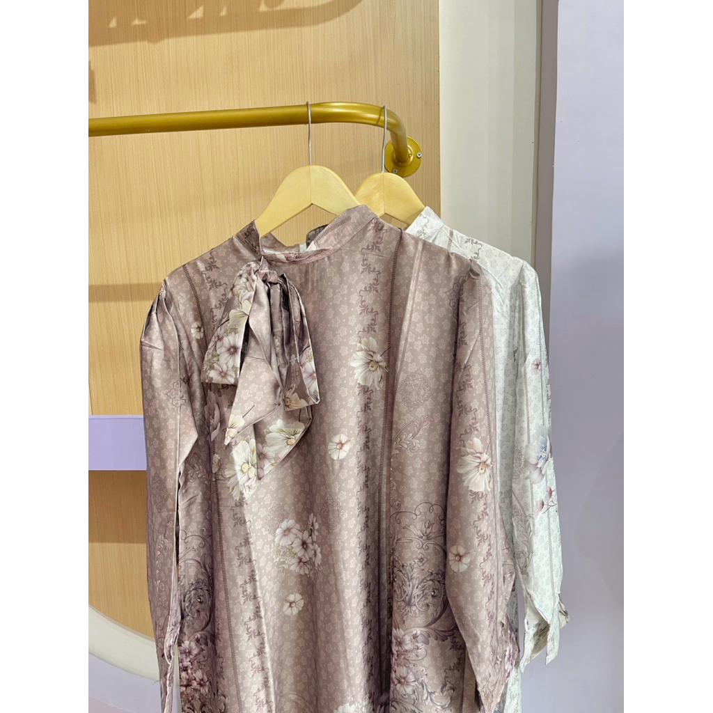 Floral Dress/Gamis Armani Silk