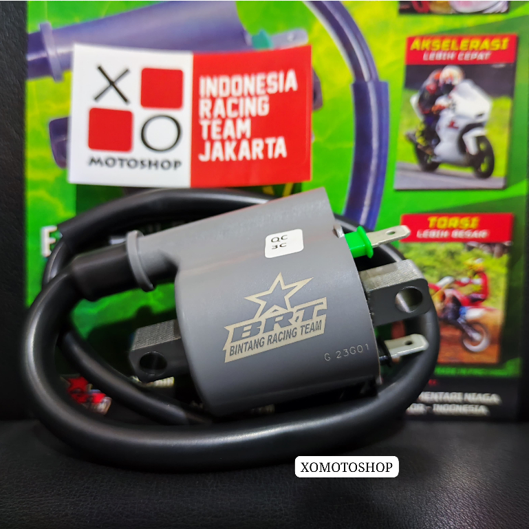 KOIL RACING INJEKSI KARBU BRT M3 GEAR FREEGO XRIDE FINO FAZZIO FILANO 125 COIL G SUPER MIO