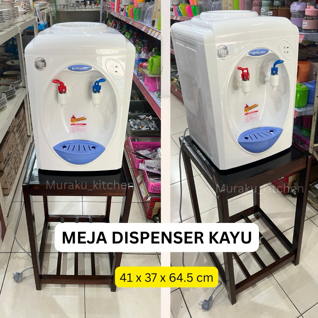Rak Meja Dispenser Kayu Minimalis