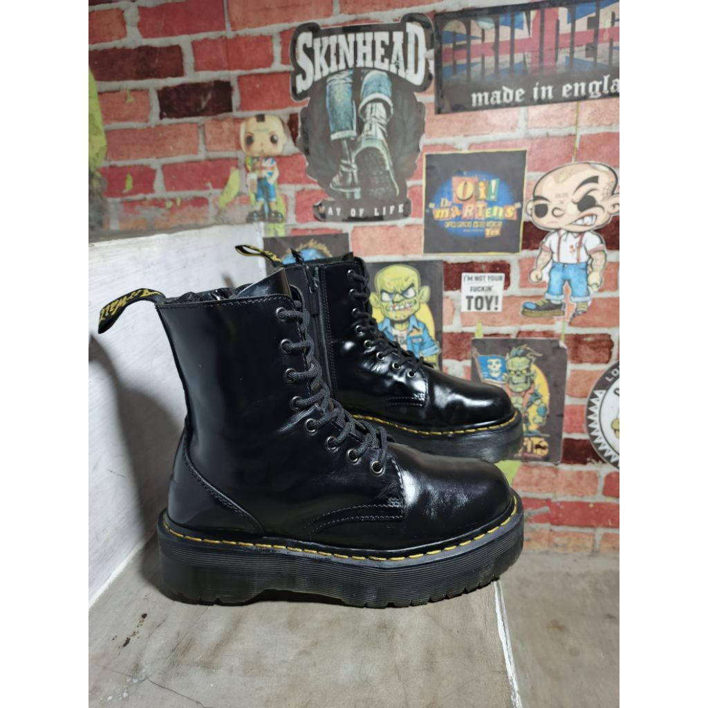 Dr.martens jadon black smooth