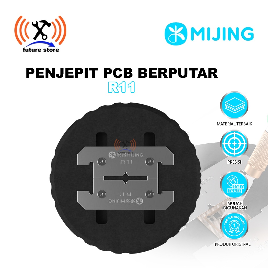 PCB HOLDER MIJING R11 ROTARY ORIGINAL - PENJEPIT PCB SERVIS MIJING R11 PUTAR - MIJING R11 PCB CLAMP 