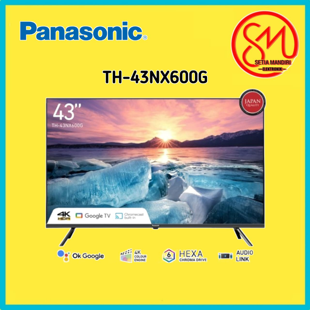 PANASONIC Google TV 43 inch 43NX600G TH-43NX600G | 43NX600G Netflix Youtube
