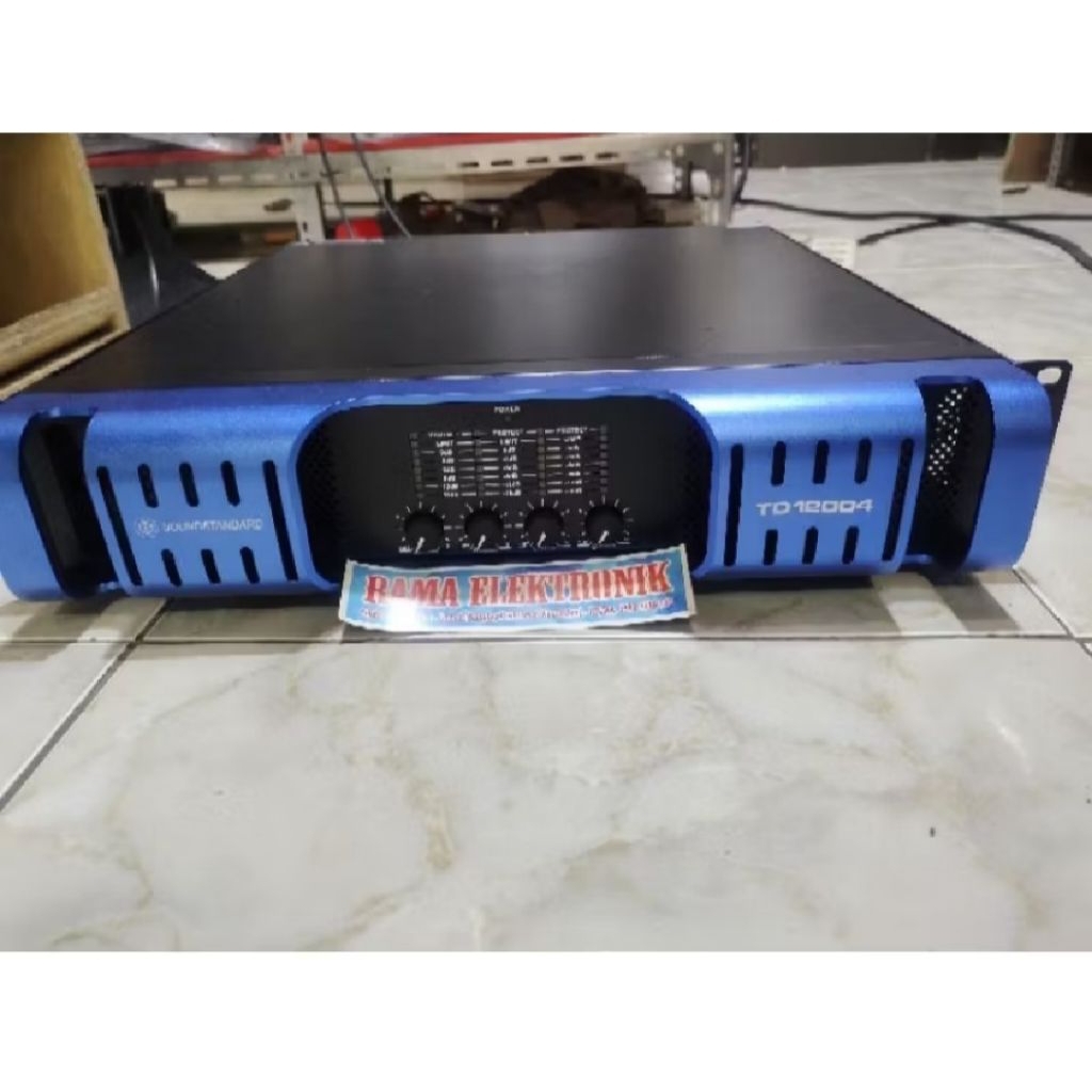 0POWER SONDSTANDARTTD41200POWER AMPLIFIER4CH CHANEL SOUND STANDART TD41200
