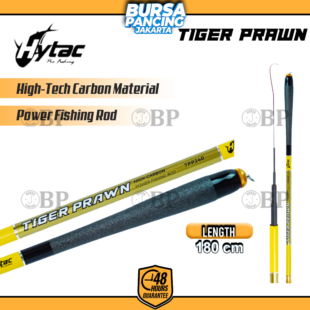 HYTAC Joran Pancing Tegek TIGER PRAWN 180cm - 240cm High Carbon Material Super Kuat Ringan dan Sensi