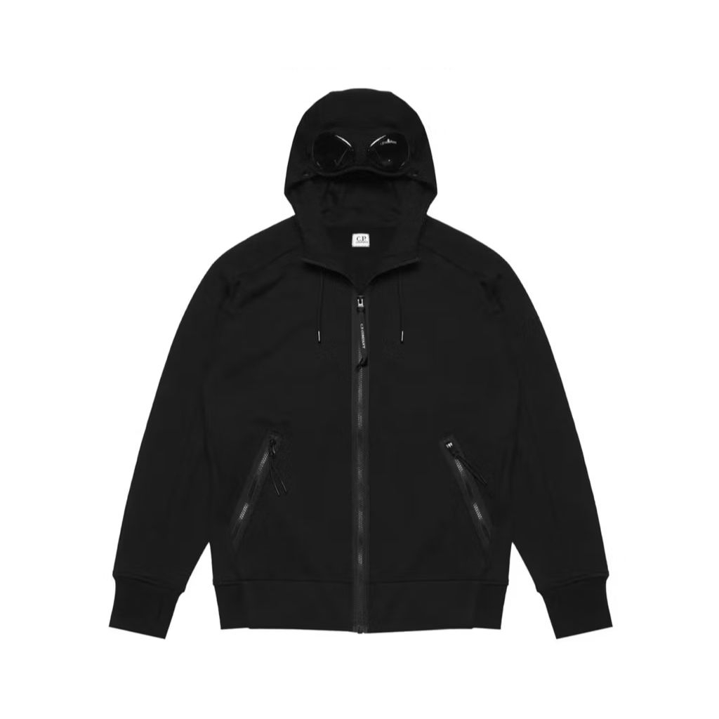 CP Company Diagonal Fleece Raised Black