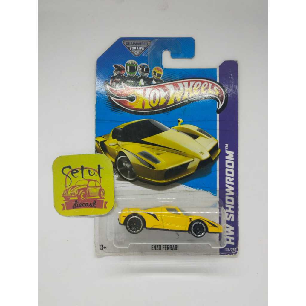 HOT WHEELS HOTWHEELS ENZO FERRARI KUNING YELLOW RARE