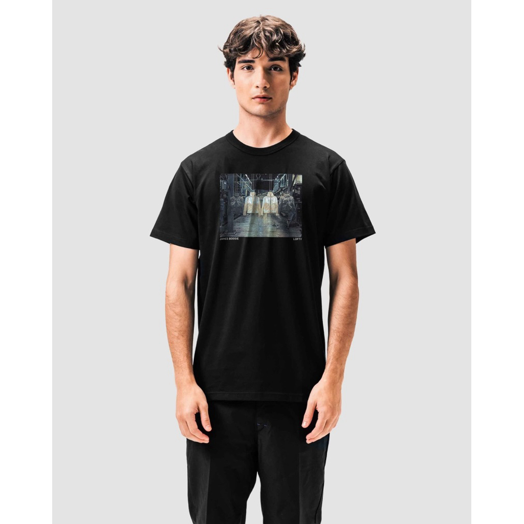 kaos tshirt JAMES BOOGIE Mill black