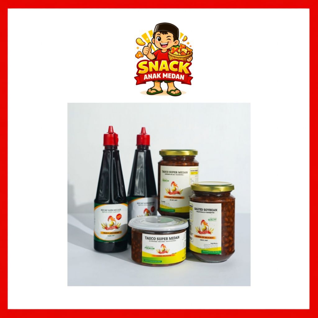 Tauco & Kecap Cap Boldu Ayam [Sejak 1987] Khas Medan, Halal.