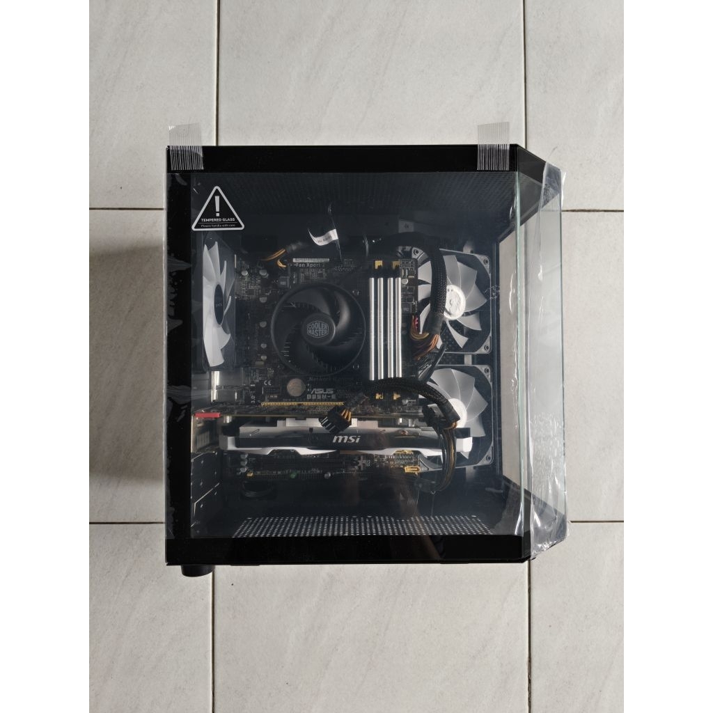 [PC TANPA GPU] Motherboard ASUS B85M E Intel i7-4790 32GB DDR3 500GB HDD 550W Bronze