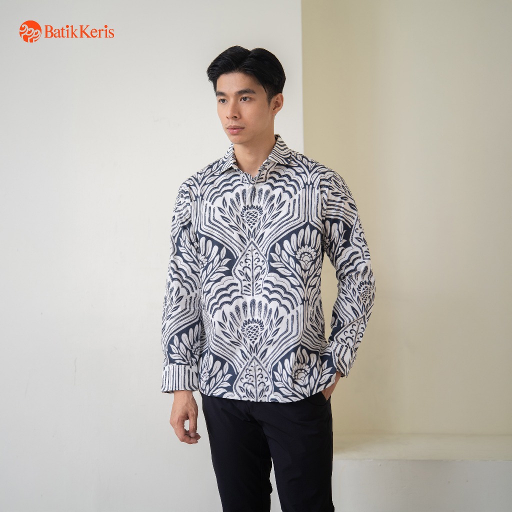 Batik Keris Kemeja Batik Pria Reguler Fit Lengan Panjang Keris Padma Ndalu