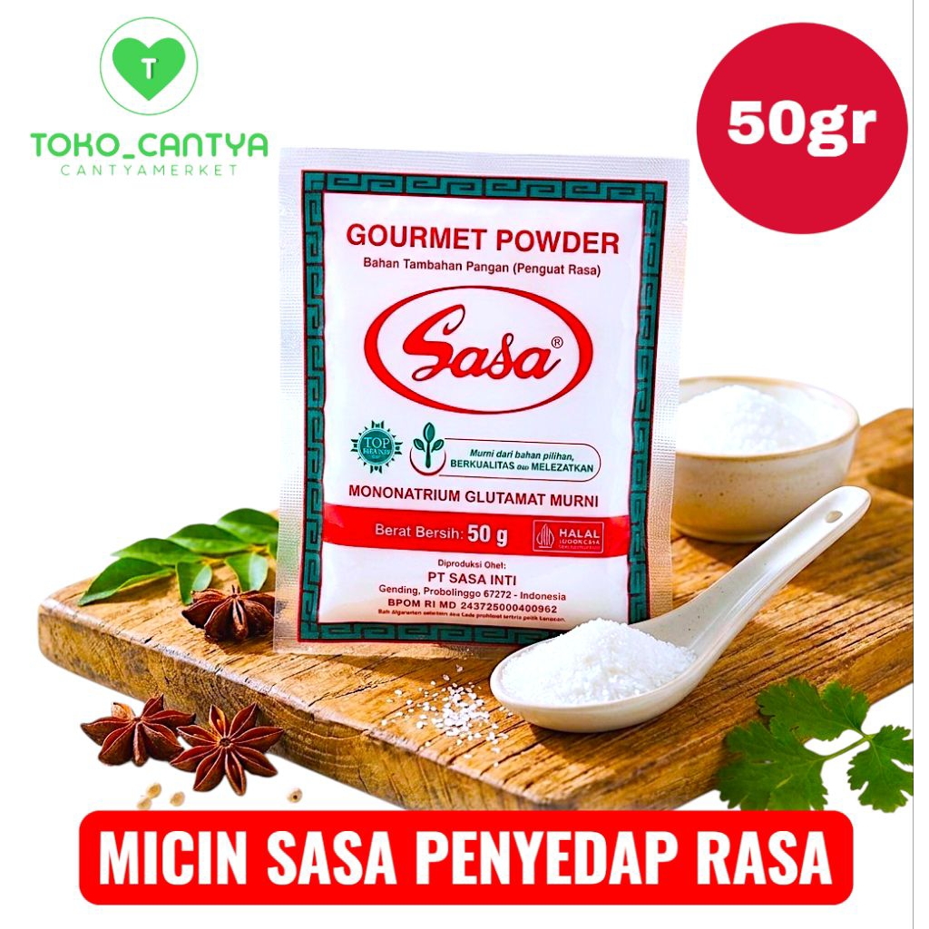 Penyedap Rasa SASA 50gr / Micin SASA /Gourmet Powder