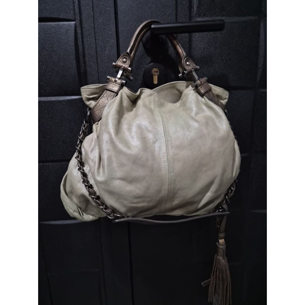 Tas kulit 2 tali rantai Brera