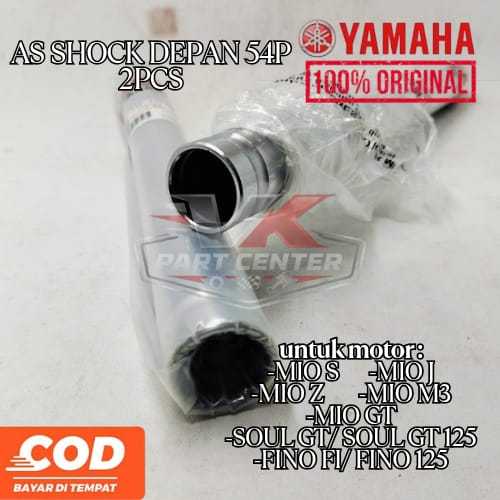 ORI As Shock Depan Kode 54P YAMAHA 2pcs Mio GT/FINO FI/FINO 125/Soul GT/Soul G T125, Kualitas Ori Ya
