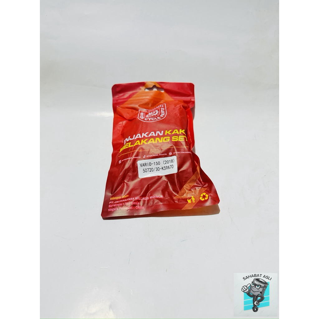 KARET FOOTSTEP STEP BELAKANG VARIO 150 NEW VARIO 125 NEW VARIO 160 NEW TKD