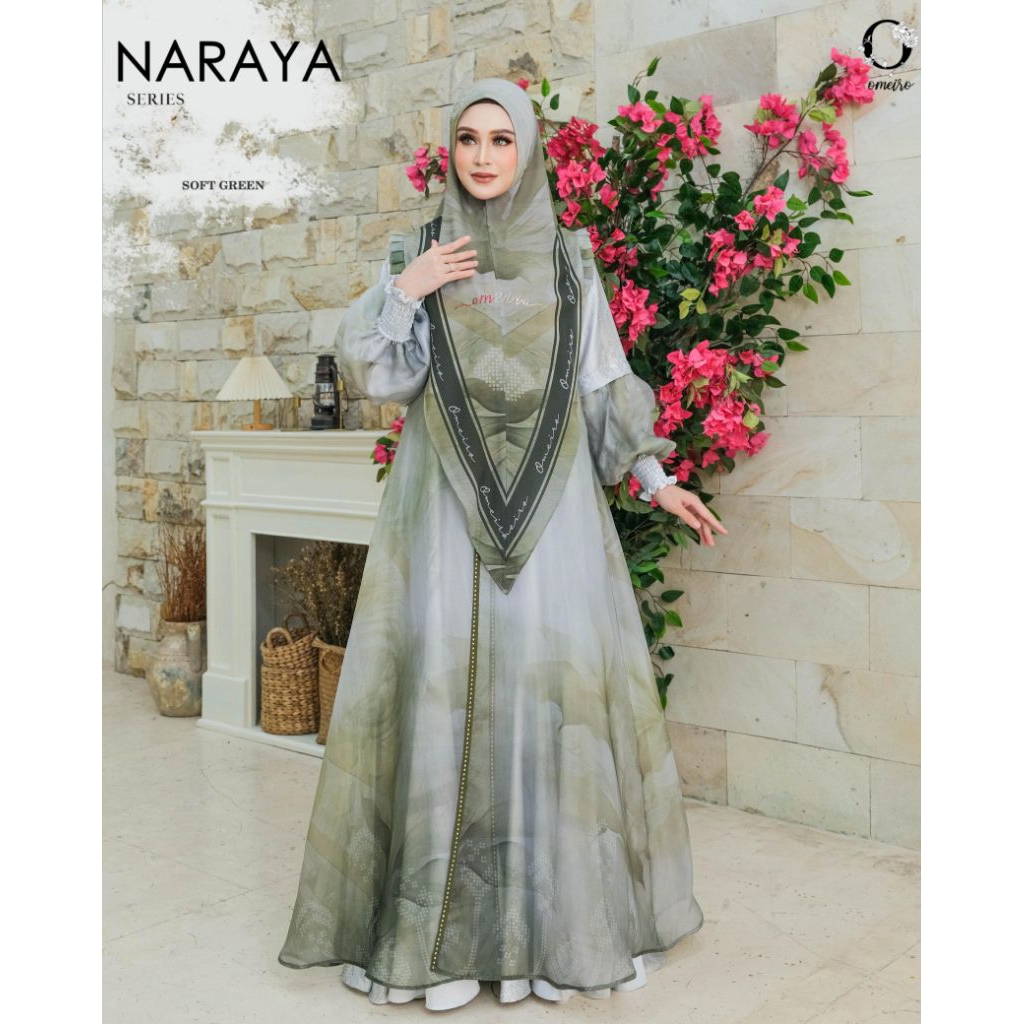 BISA COD (NARAYA SERIES BY OMEIRO SYARI ORI PREMIUM GAMIS OMEIRO TERBARU