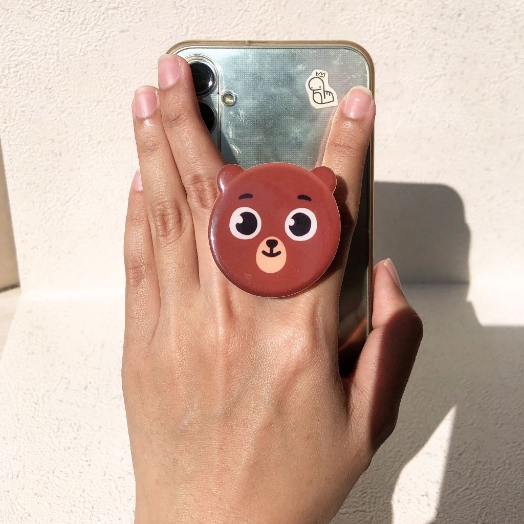 pop socket custom dari shrink paper