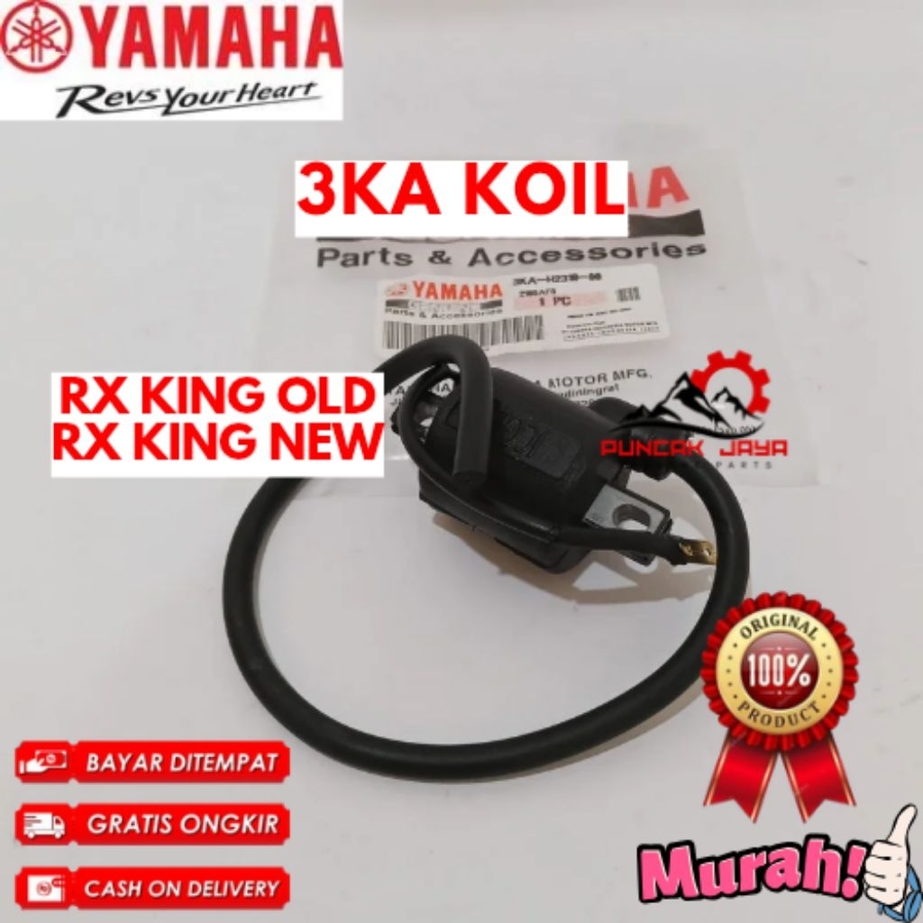 KOIL ORIGINAL YAMAHA KODE 3KA KOIL RX KING NEW, KOIL RX KING OLD