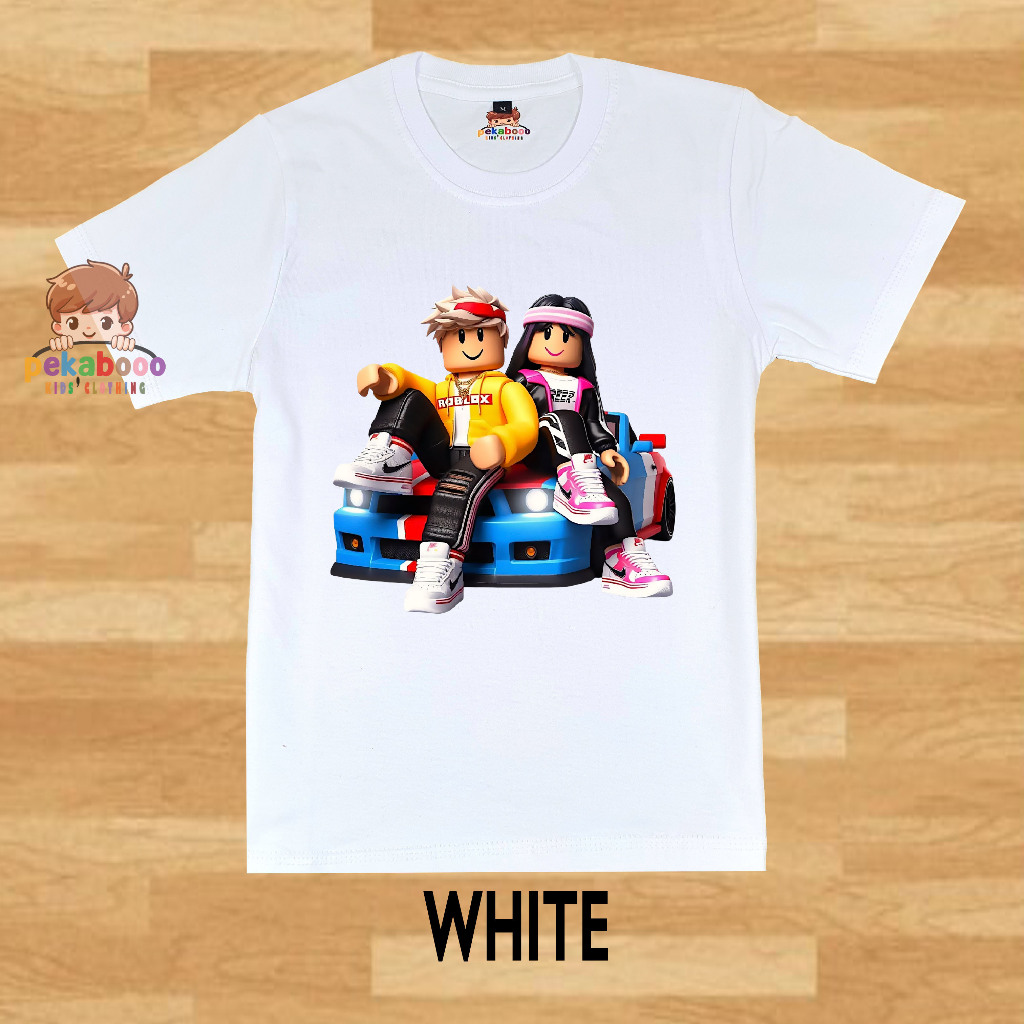 Baju Roblox Couple unisex cod instan cotton combed tshirt kaos oblong
