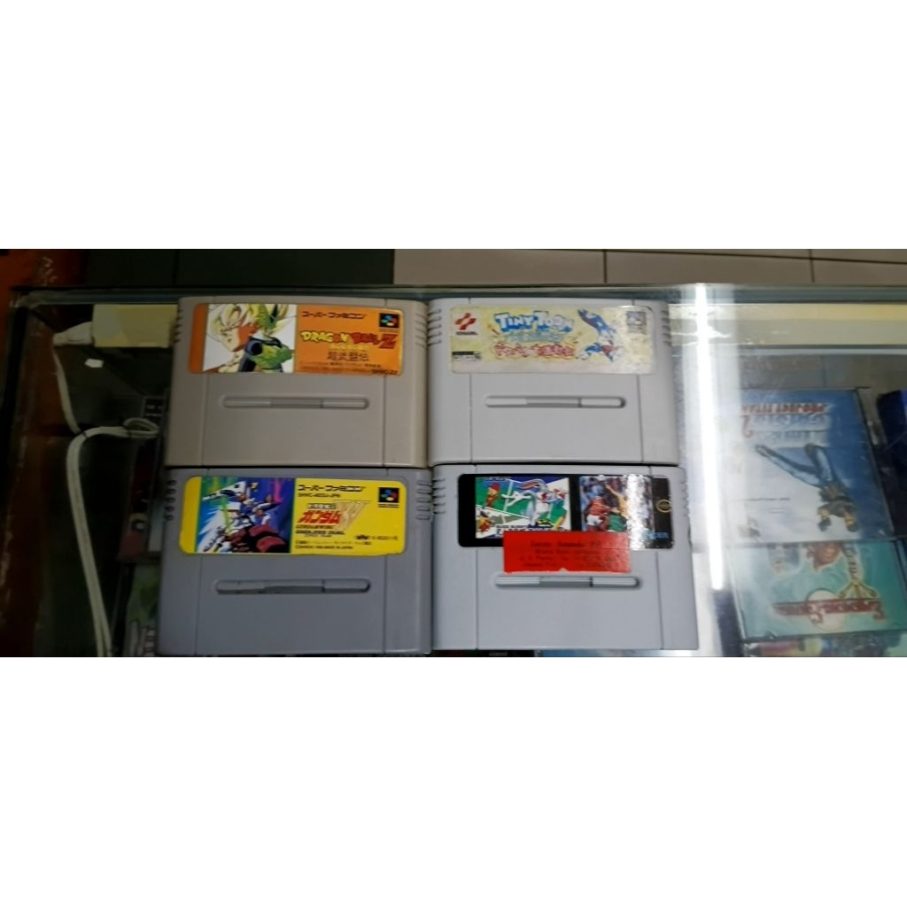 kaset super Nintendo entertainment system super famicom catridge snes sufami kaset snes