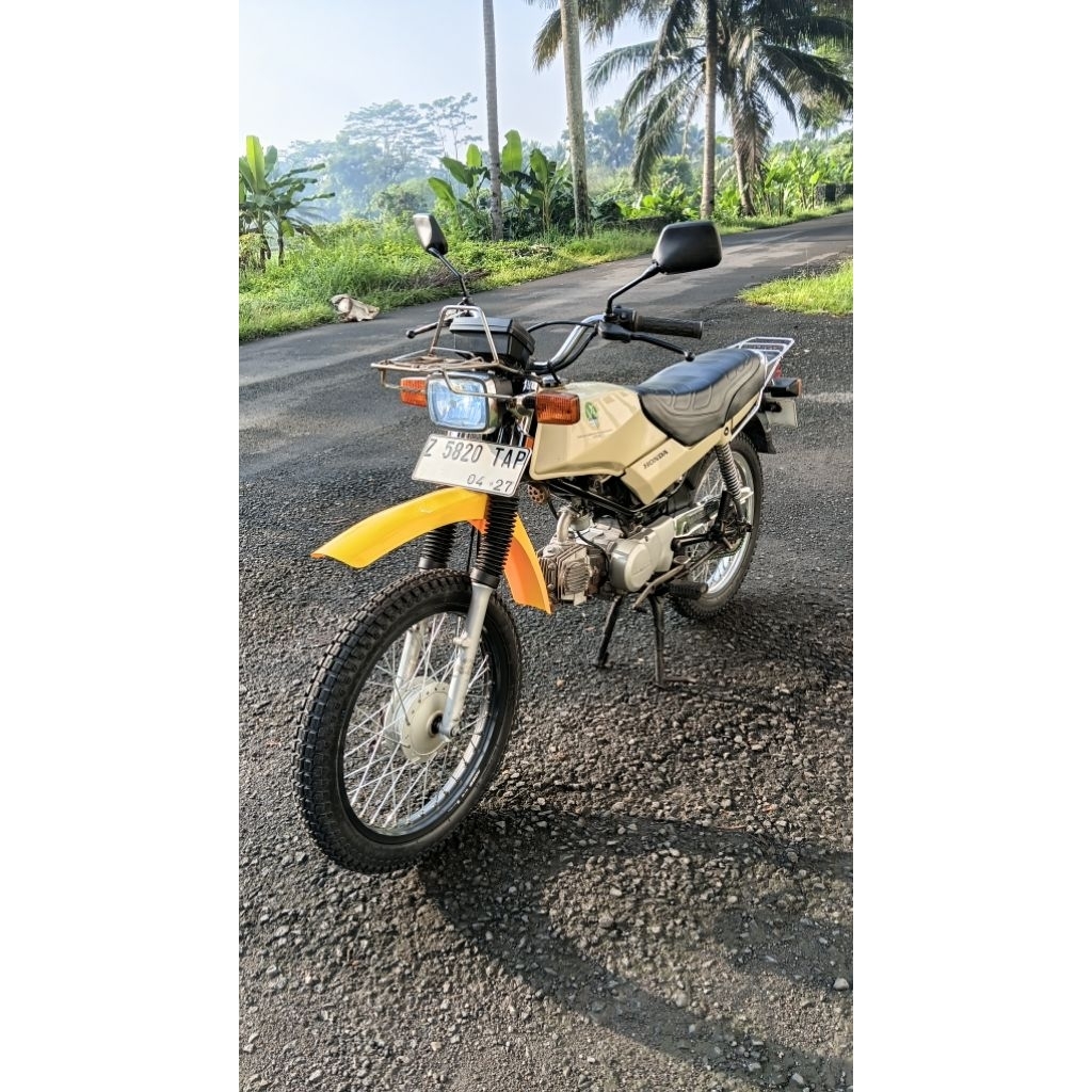 Honda win tahun 1991, surat lengkap, pajak isi, warna surat coklat, an perorangan