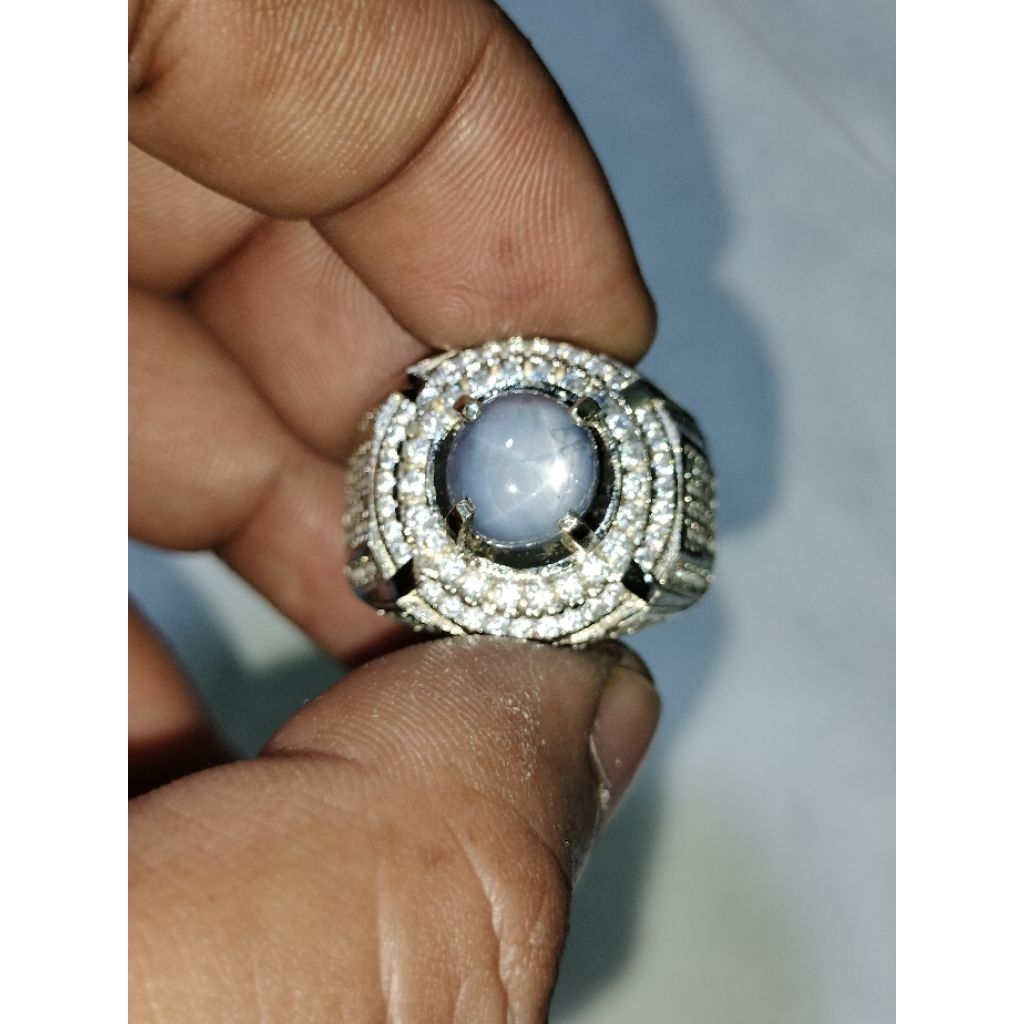 Natural sapphire burma star