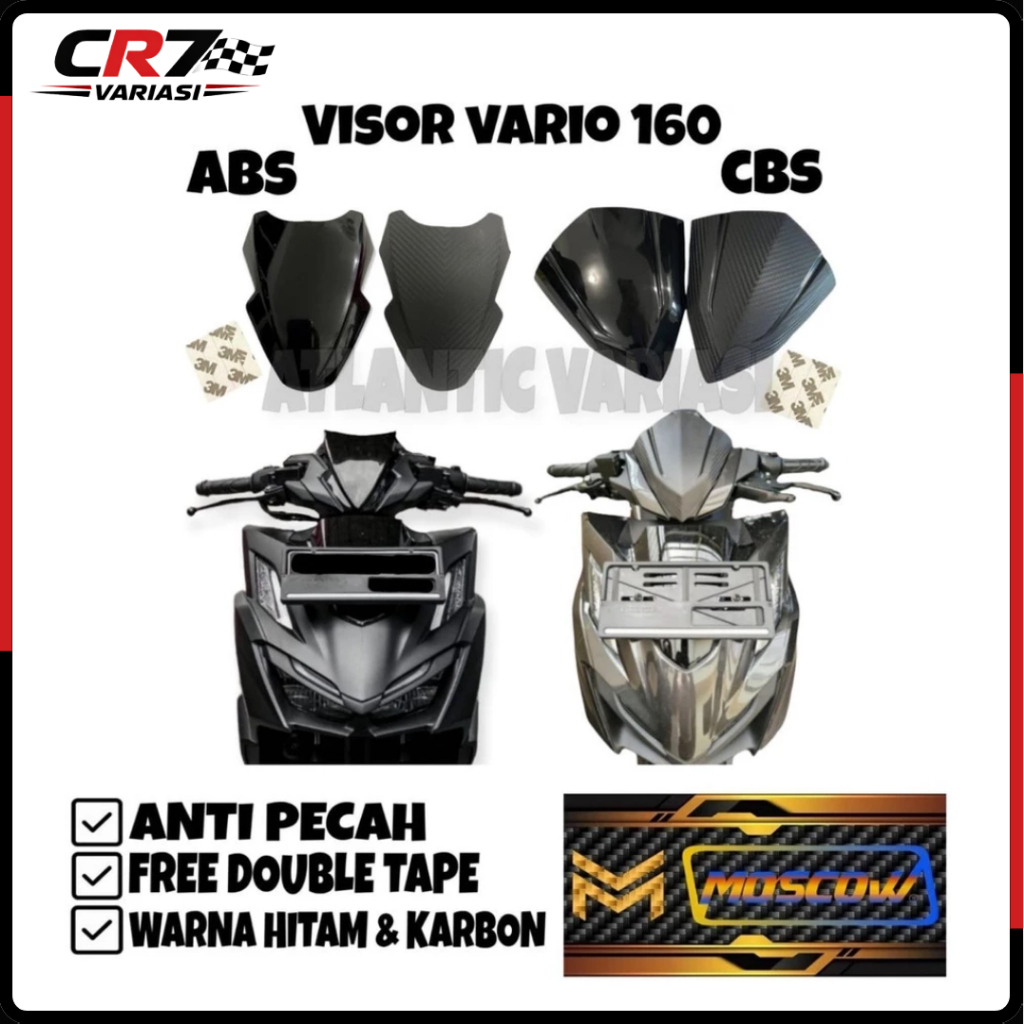 VISOR V 160 CBS NEW WINSIL VARIO 160 CBS MODEL SEPERTI ORIGINAL HONDA WINDSHIELD VARIO 160 ABS VISOR