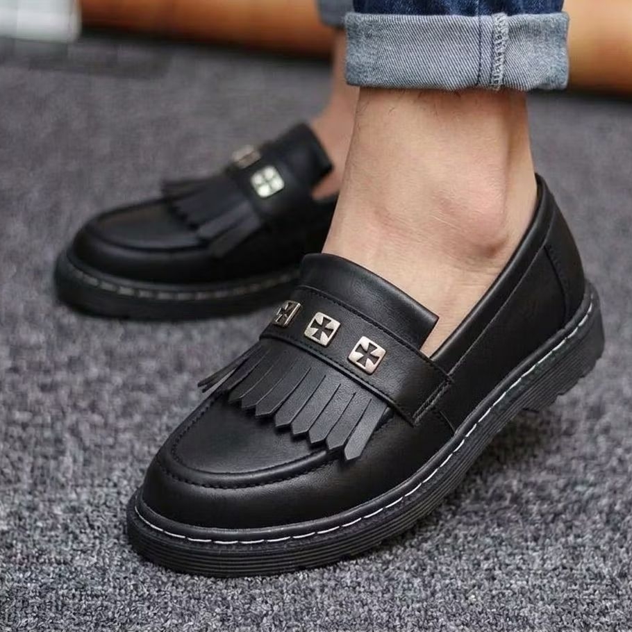 Sepatu Pria Loafers Docmart Skena Formal Pantofel Kerja Kondangan