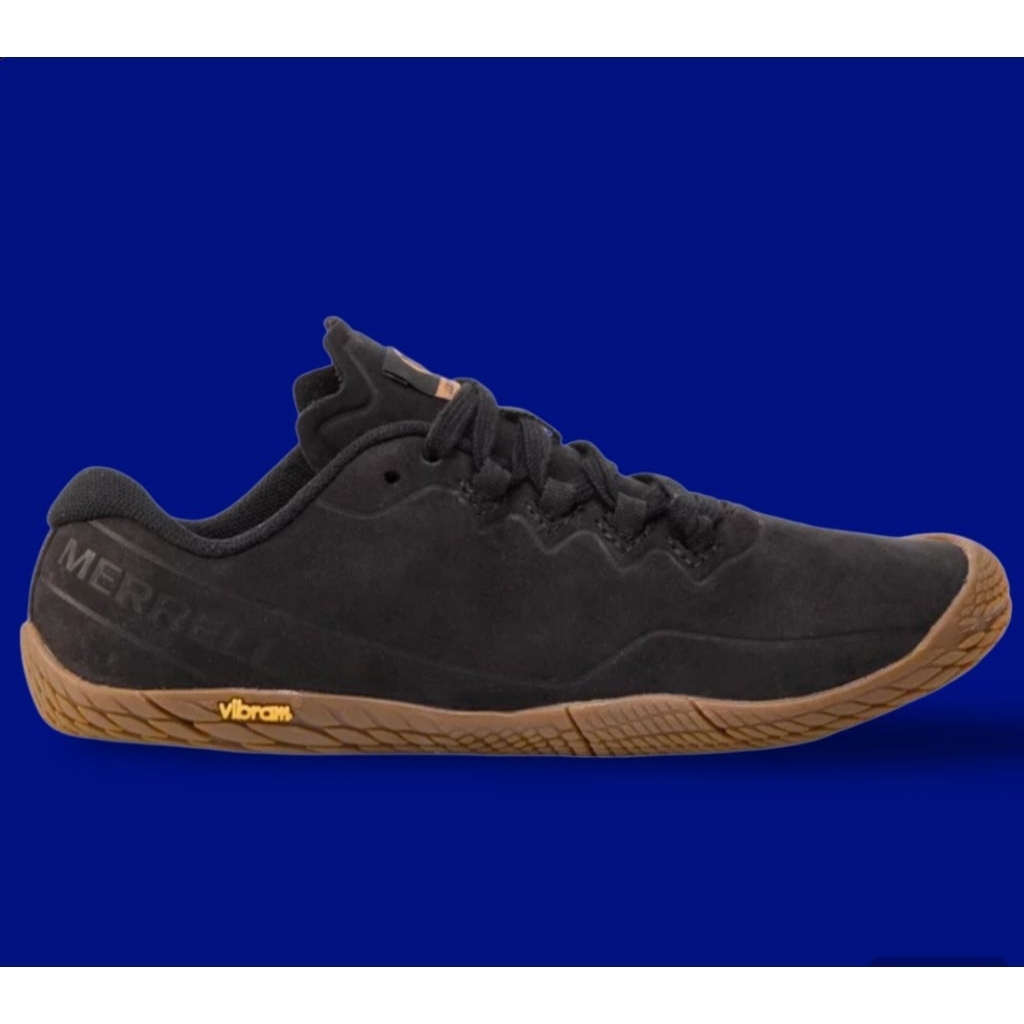 sepatu Merrell Vapor Glove 3 Luna Leather Second Hitam Ukuran 41 26,5cm Sol Vibram Barefoot