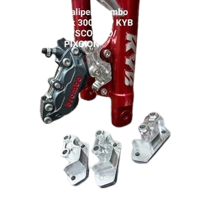 breket kaliper KYB ZETO pixcion Scorpio breket kaliper Brembo axial disck 300 Mili PNP
