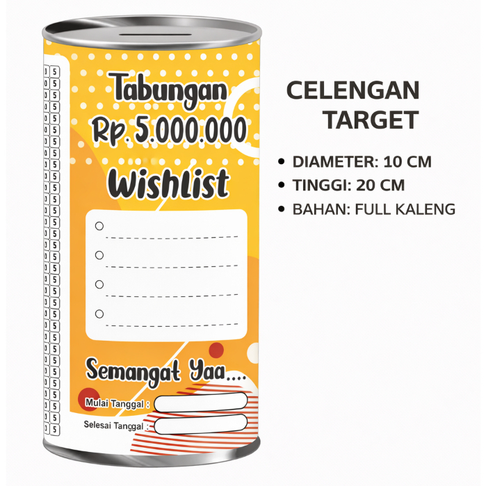 Celengan Jumbo, Celengan Aesthetic, Celengan Viral, Celengan Anak, Celengan Target Jumbo