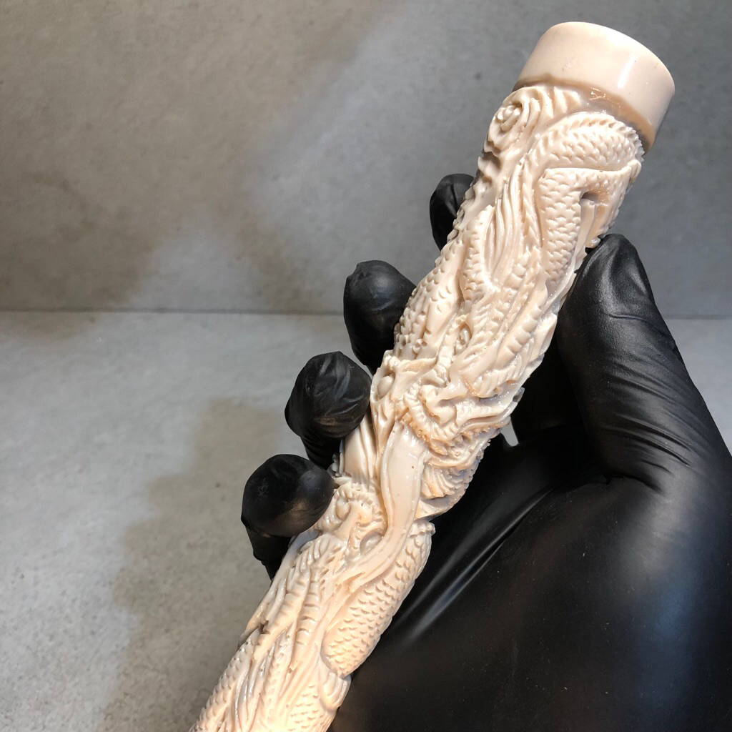 Pipa Rokok Ukir Naga Premium Super Besar