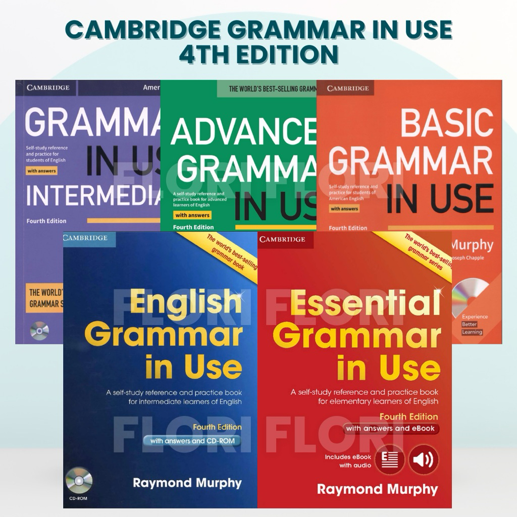 Cambridge Grammar in Use 4th Edition English Essential Basic Intermediate Advanced