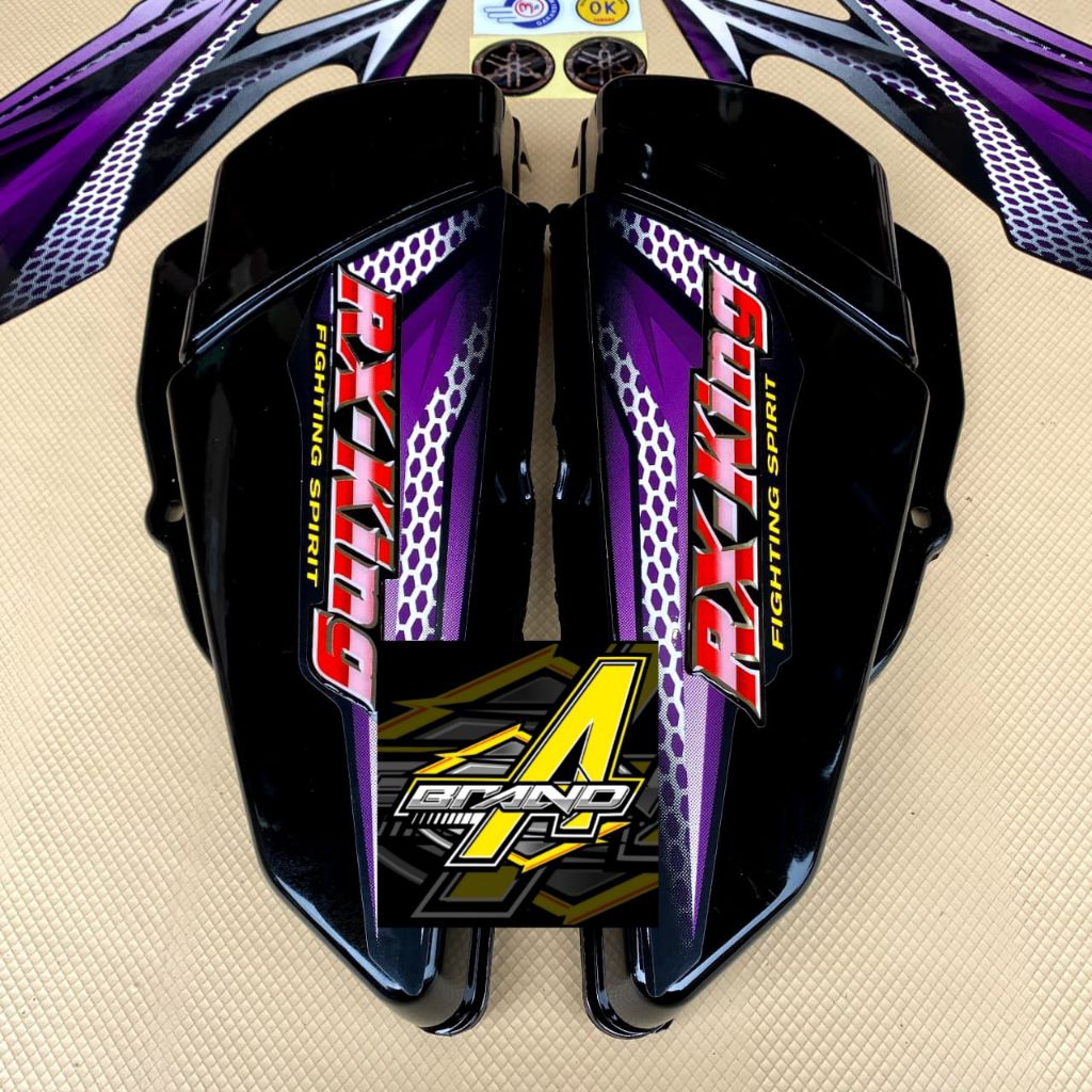 SETRIPING PREMIUM YAMAHA RX-KING 2005 WARNA BIRU DECAL