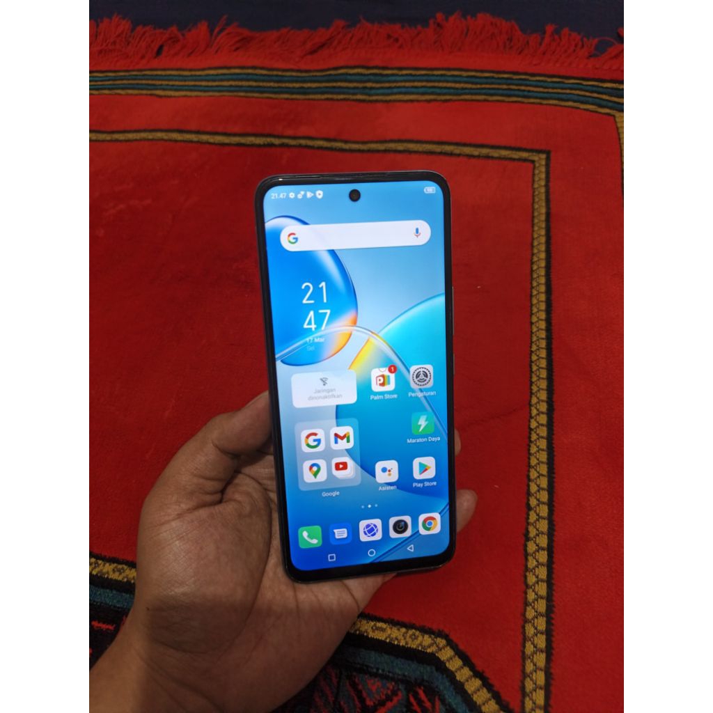 infinix hot 12 play 6000mah resmi ram 4gb 64gb bagus hp bekas bagus murah
