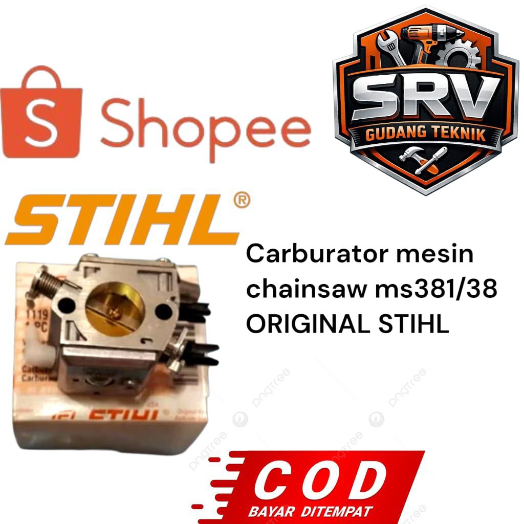 Carburator Mesin Chainsaw MS 381/38 STIHL Karburator Mesin senso/sinso MS381 STIHL ASLI